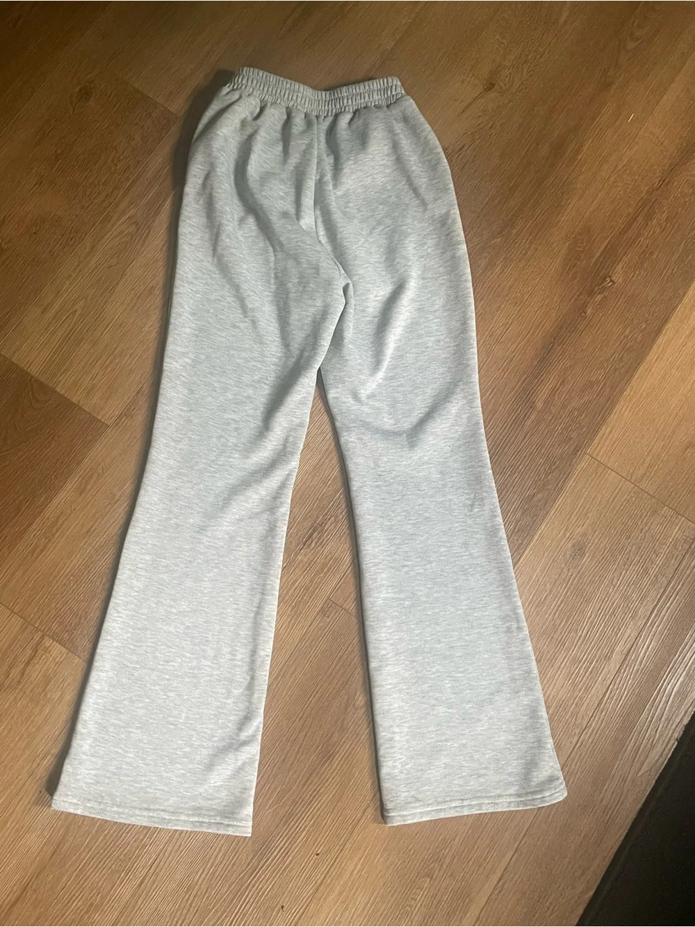 Light Gray Drawstring Sweatpants with Pockets